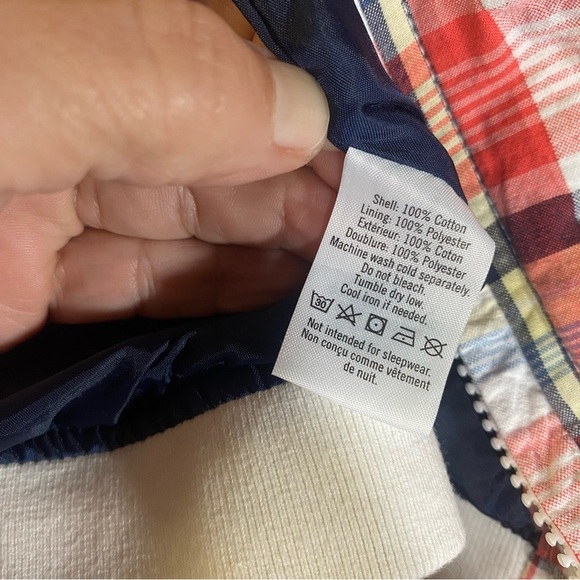 Janie and Jack Multicolor Plaid Kids Jacket - Picture 4 of 6